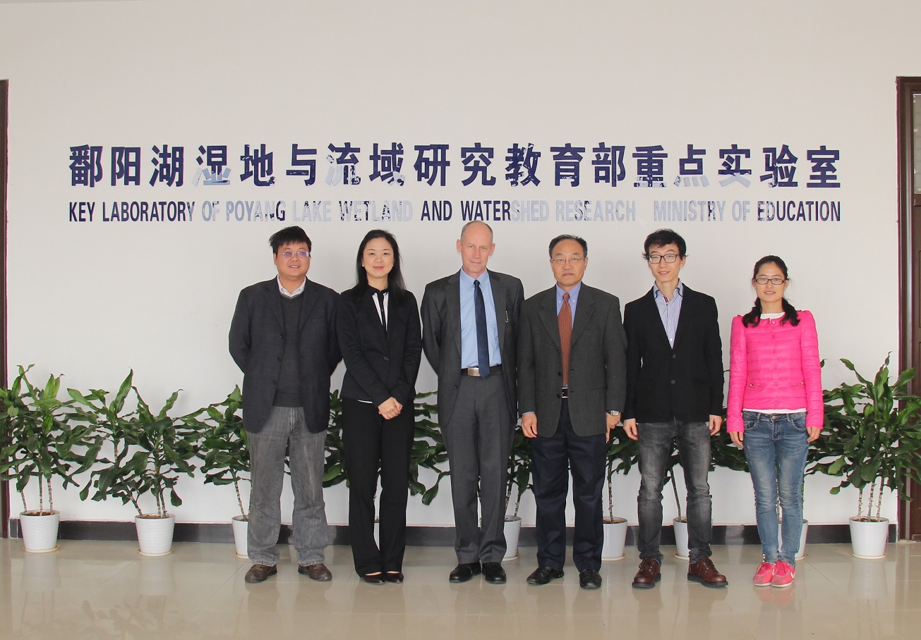visiting Key Laboratory of Poyang Lake Wetland and Watershed Research, on 23, Nov, 2014 visiting Key Laboratory of Poyang Lake Wetland and Watershed Research, on 23, Nov, 2014