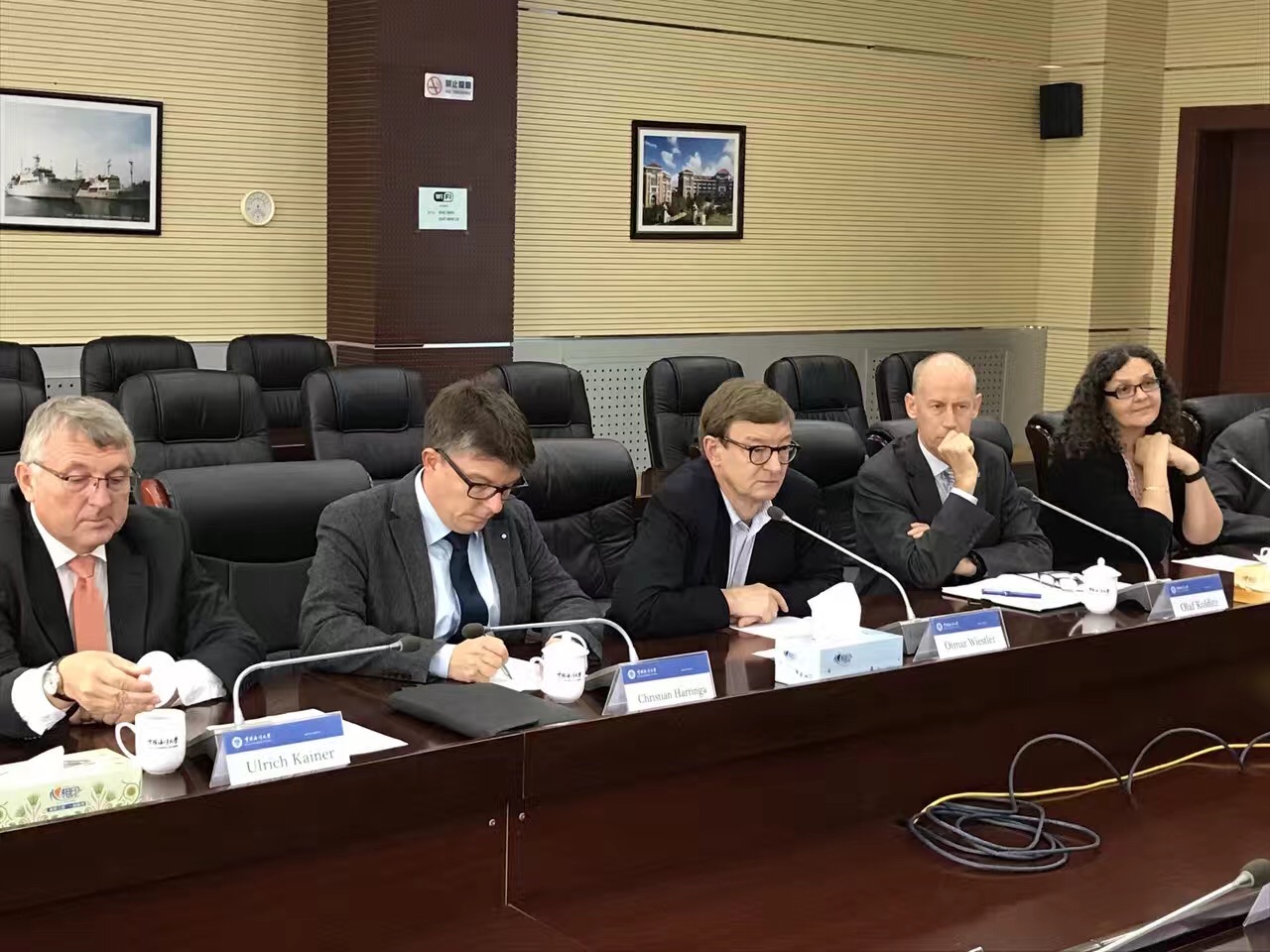 Helmholtz delegation visits Tongji University Helmholtz delegation visits Tongji University
