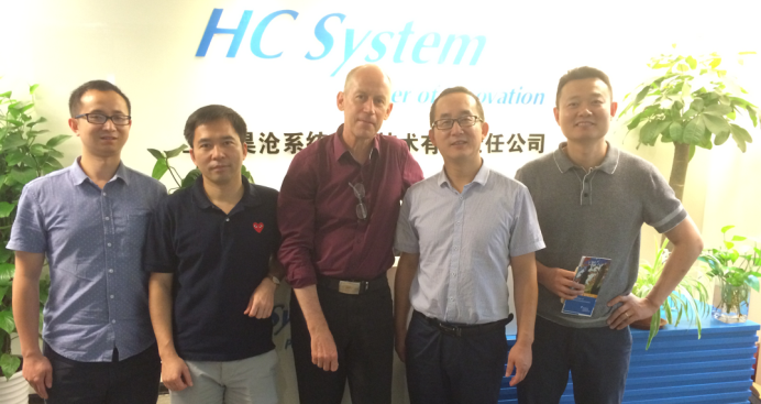 Prof.Olaf Kolditz visited HC System in Shanghai Prof.Olaf Kolditz visited HC System in Shanghai