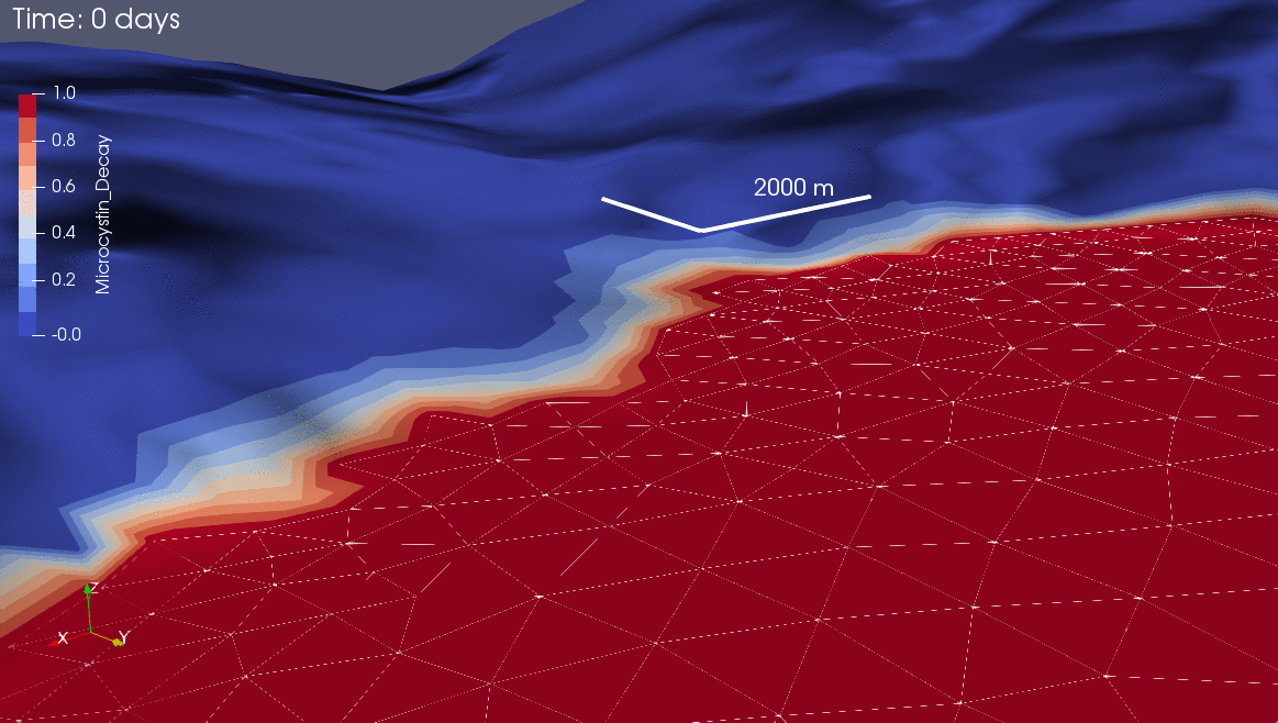 Fig 2: a close-up view of a river reach in the southern part of lake Chao Fig 2: a close-up view of a river reach in the southern part of lake Chao