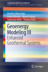 Geoenergy Modeling III Geoenergy Modeling III