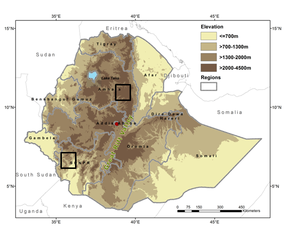 Map Ethiopia