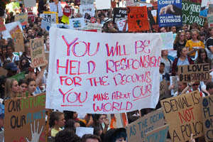 Climate protest. School strike, Flickr, CC BY 2.0