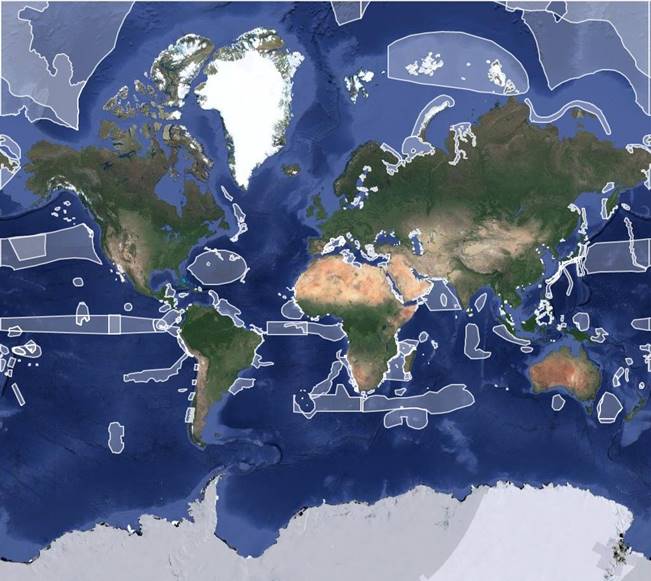 Ökologisch oder biologisch bedeutsame Meeresgebiete (CBD EBSAs)