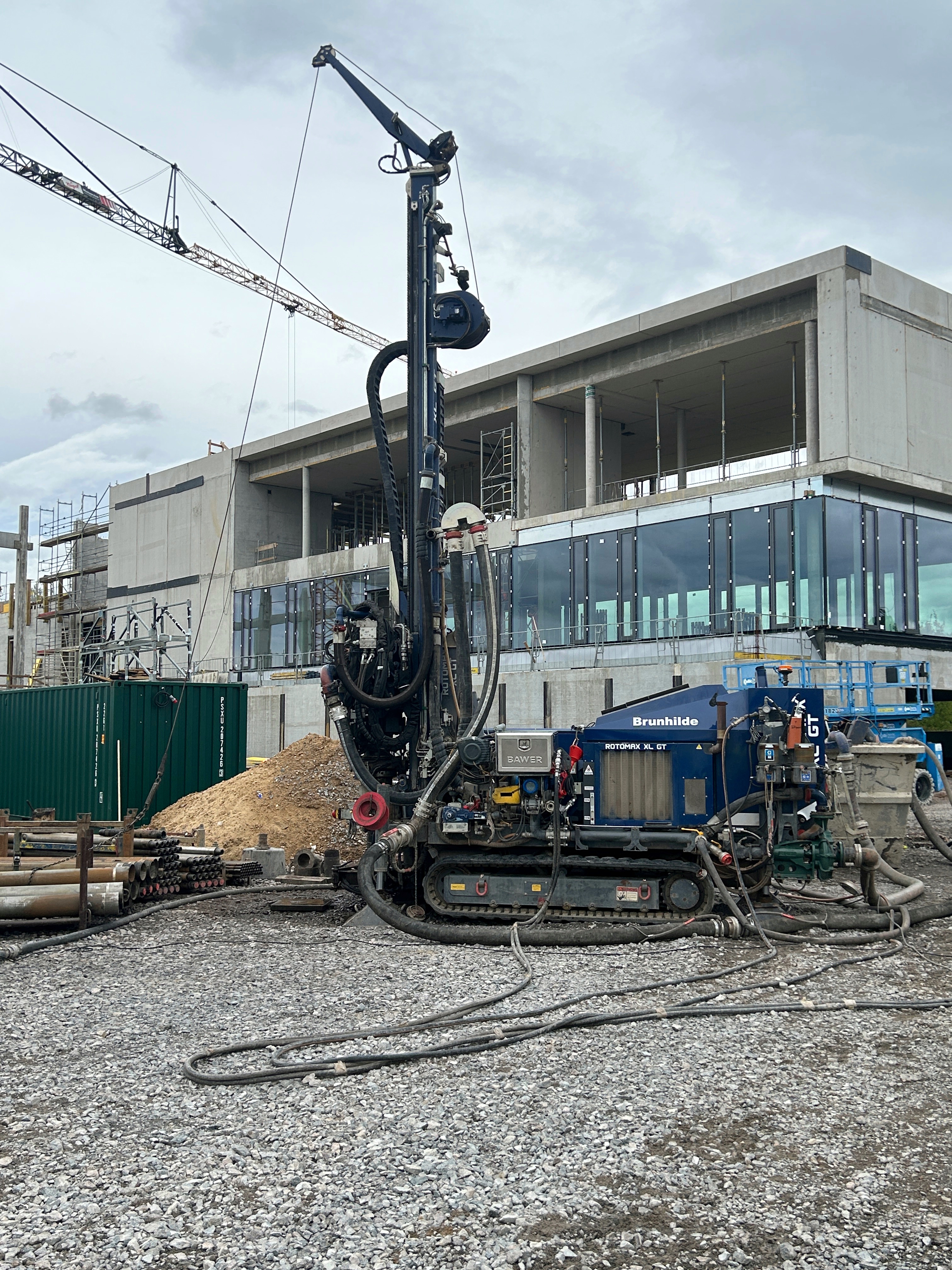 Baustelle Weishaupt Niederlassung Schkeuditz