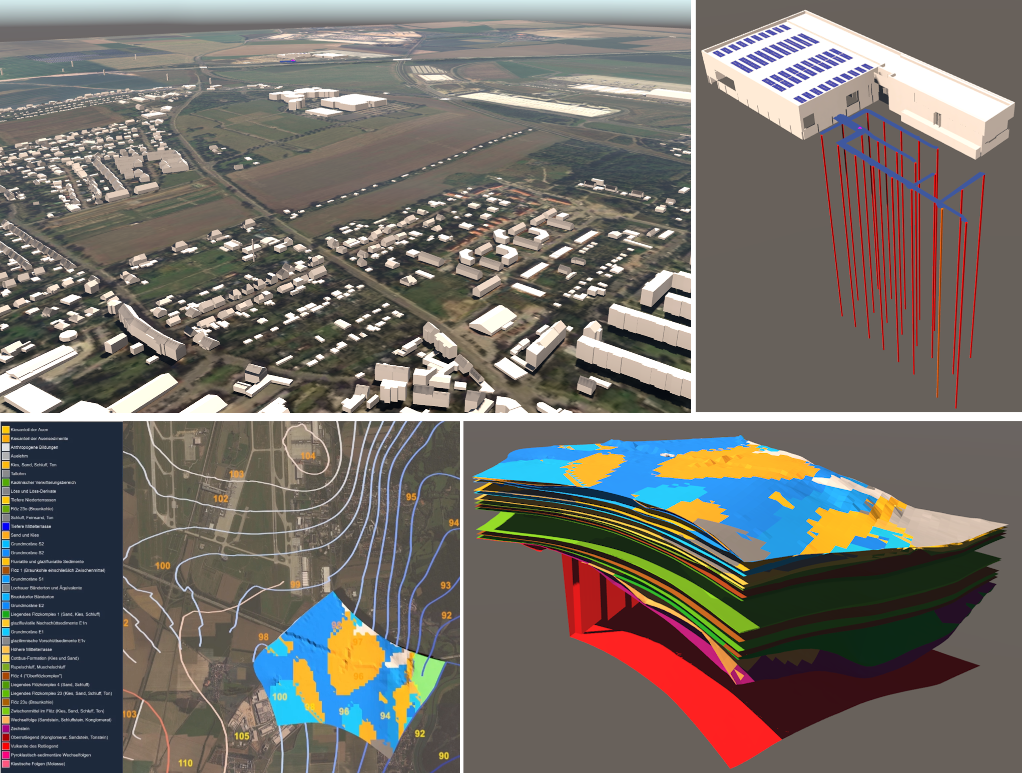3D Modellierung des Demonstrationsstandortes 3D Modellierung des Demonstrationsstandortes