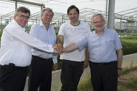 Symbolischer Start des einzigartigen Langzeitexperiments GCEF Symbolischer Start des einzigartigen Langzeitexperiments GCEF