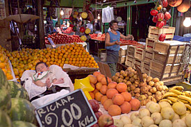 Fruits on a market Fruits on a market