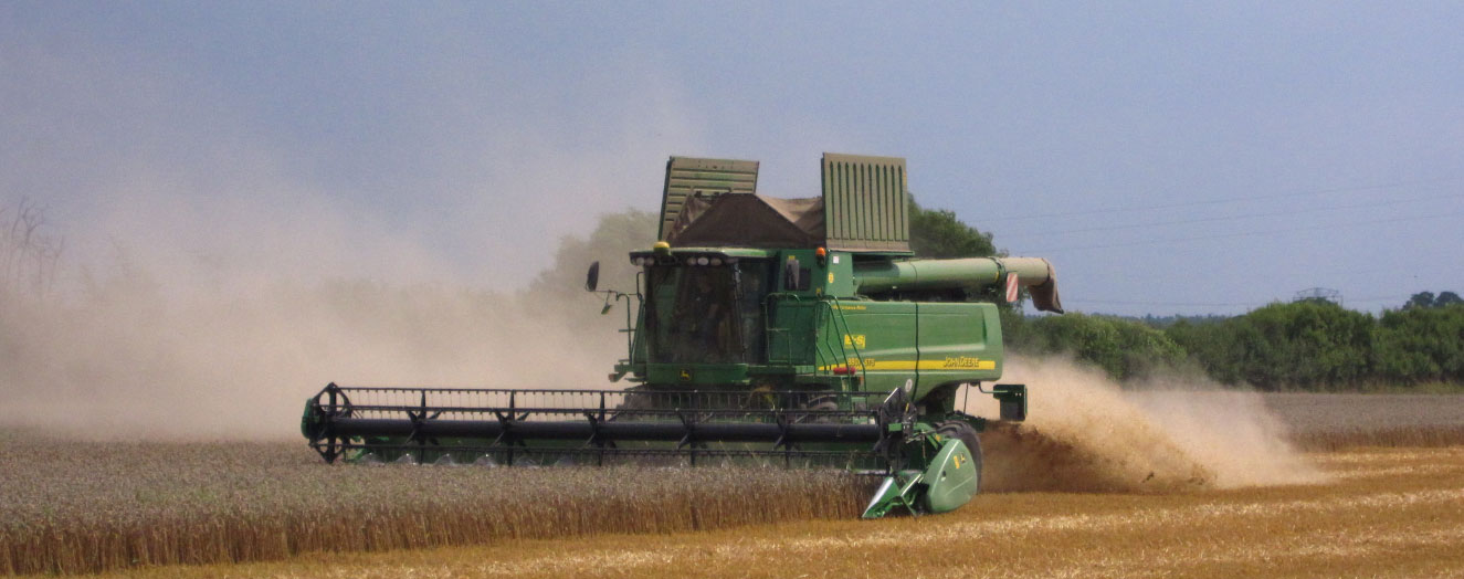 Landwirtschaftliche Bewirtschaftung Foto: J. Fick