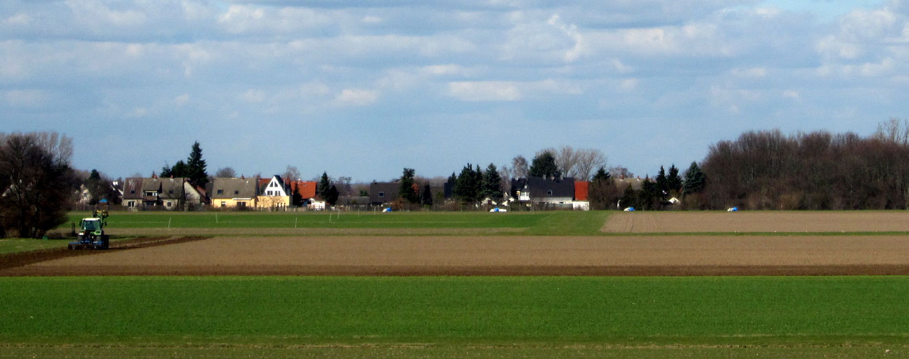 Different land uses on the Danube Plain near Ulm Photo: J. Fick