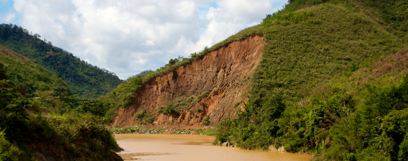 Vu Gia River in the Dong Giang district, Quang Nam province Photo: D. Meinardi