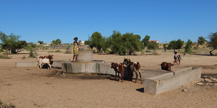 Drinking water system, Madagascar Photo: A. Englert