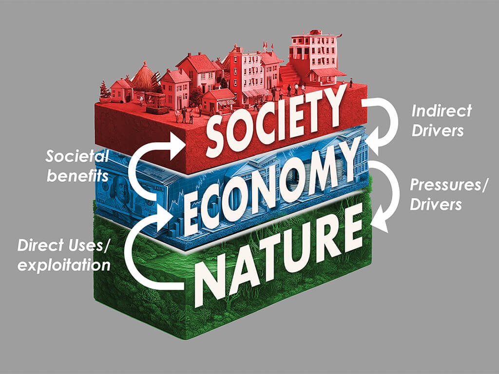 The new systems model of sustainable development ©CORDIO East Africa