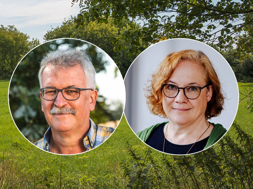 Josef Settele ©André Künzelmann / UFZ, und Elisabeth Kühn ©Anne Schwerin